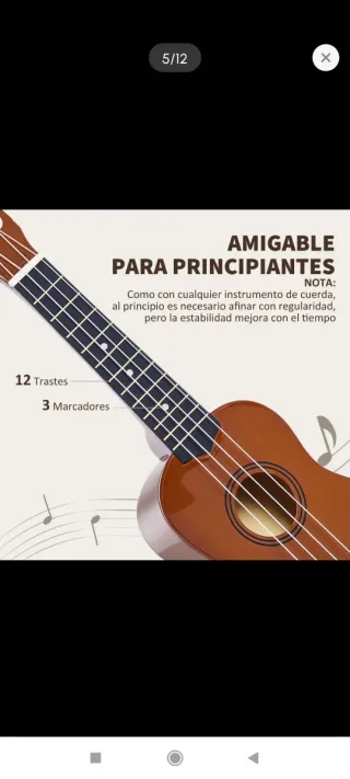 Ukelele soprano 4 cuerdas