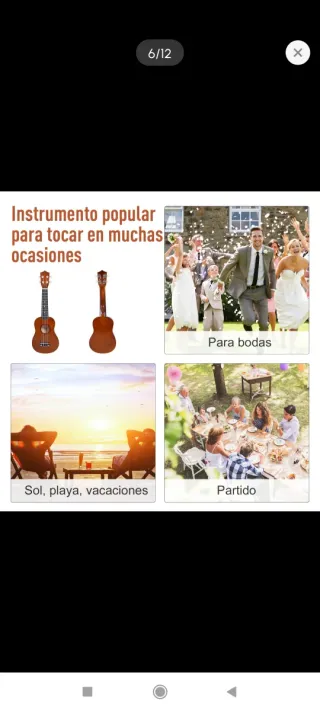 Ukelele soprano 4 cuerdas