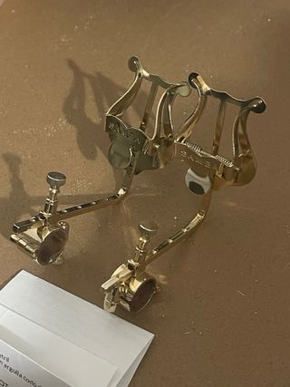 Funda para corneta, atril y aceite.