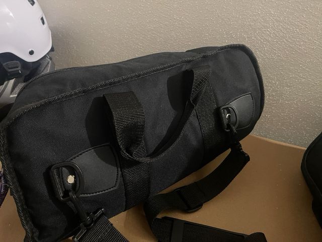 Funda para corneta, atril y aceite.