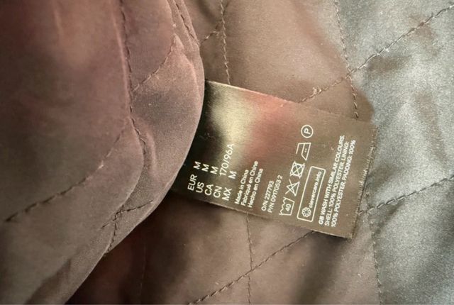 Chaqueta Kangol Oversize Negra Talla Única