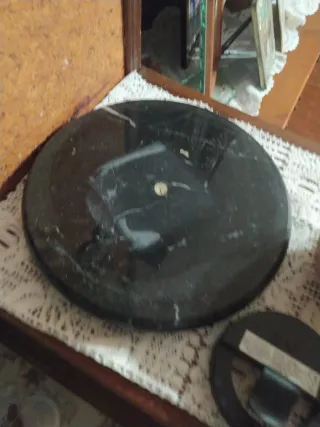 Statuetta cavalli rampanti su base marmo