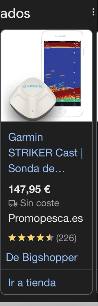 Garmin STRIKER Cast Sonda Pesca