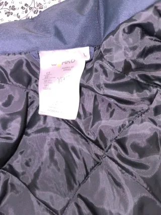 Parka Naranja y Negra Reflectante