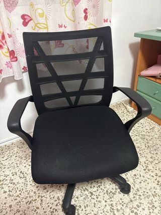 Silla de estudio negra