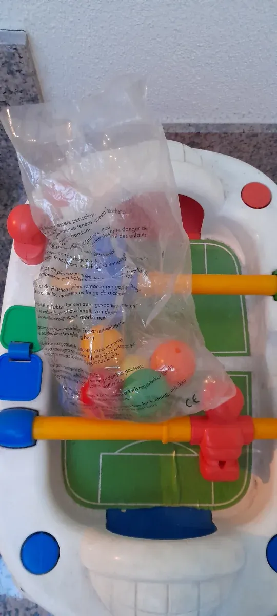 Futbolín para bebés