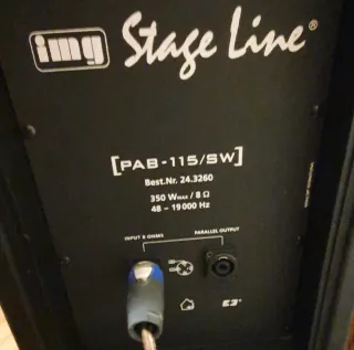 2 Altavoces IMG Stage Line 15 pulgadas