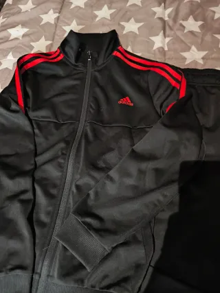 Chándal Adidas Negro y Rojo
