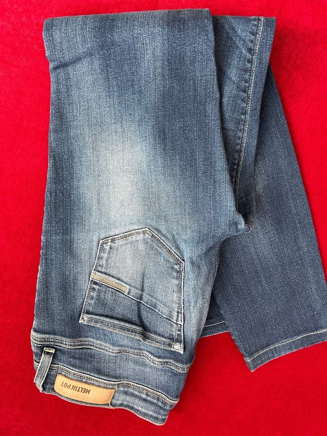 Jeans Meltin Pot donna blu