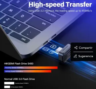 Mini USB 3.2 Hiksemi 512GB