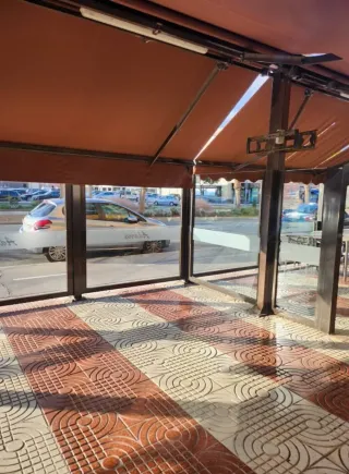 Estructura Terraza Cristal Toldo