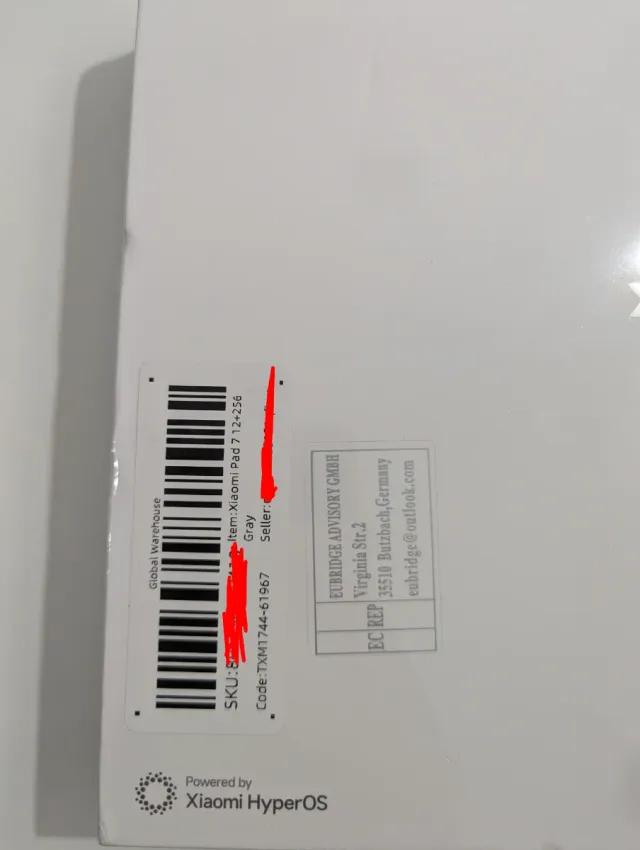 Xiaomi Mi Pad 7 Gris  12 + 256 GB