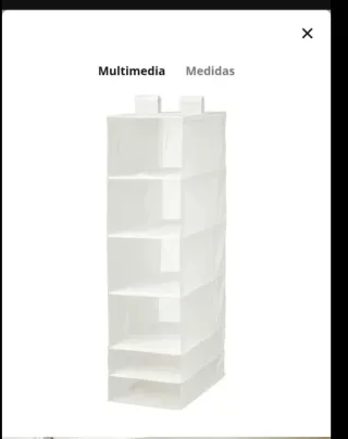 Appendiabiti Ikea a 6 scomparti