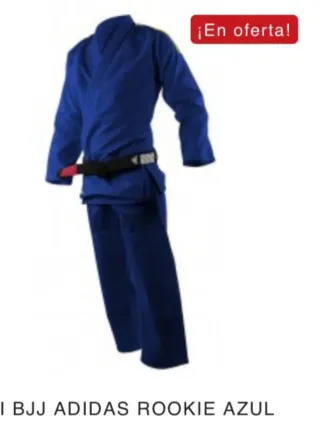 Kimono Jiu Jitsu Adidas Rookie Azul K3