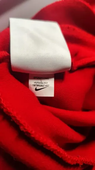 Nike Tech Fleece Niño Talla L Rojo