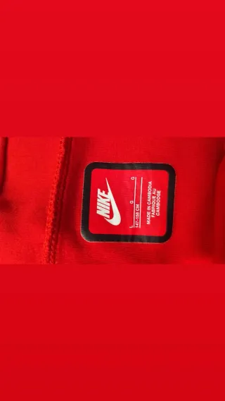 Nike Tech Fleece Niño Talla L Rojo