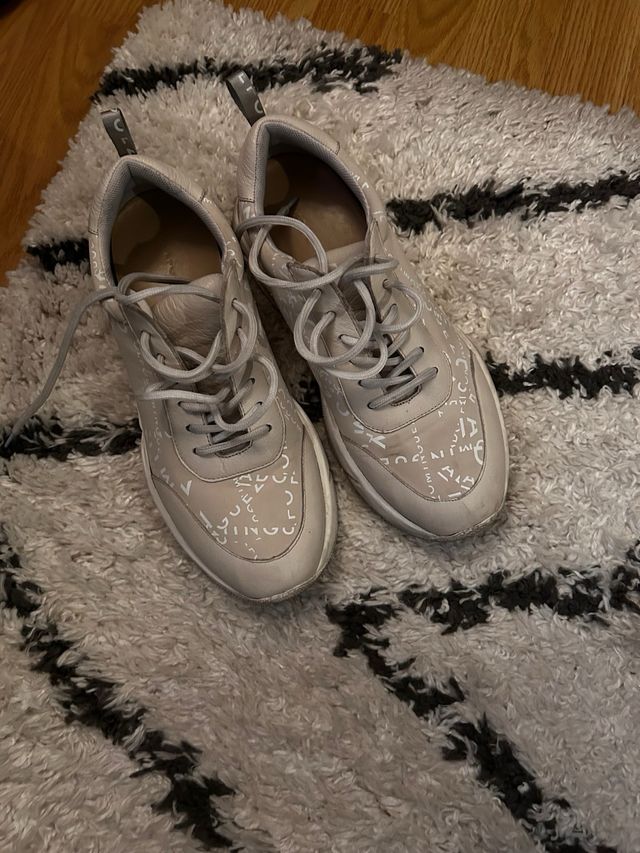 Zapatillas Adolfo Domínguez Beige/Blanco