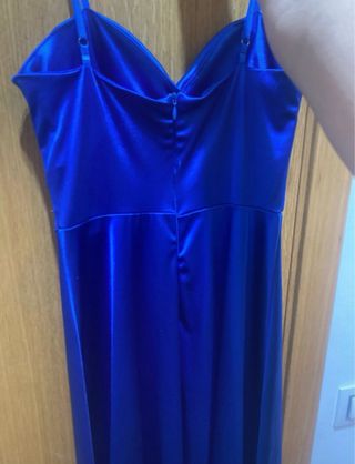 Vestido largo azul para evento especial