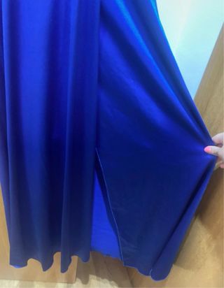 Vestido largo azul para evento especial