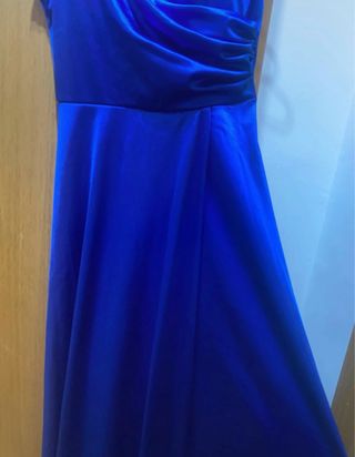 Vestido largo azul para evento especial
