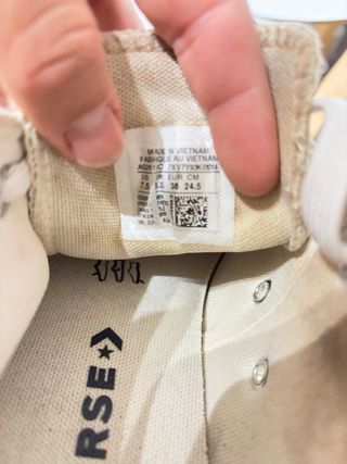 Converse Blancas Piel Talla 38