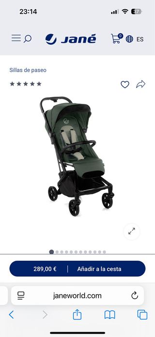 Silla de paseo Jané apta para cabina