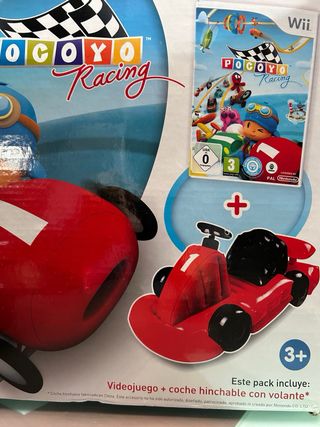 Pocoyo Racing Wii + Volante