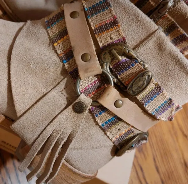 Botines ante beige 'Is To Me' (Talla 38)