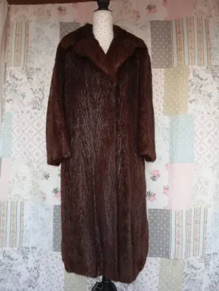 Abrigo vintage marrón