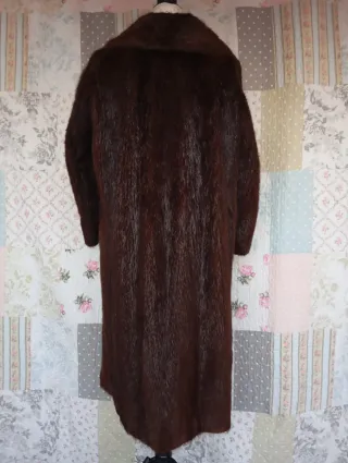 Abrigo vintage marrón