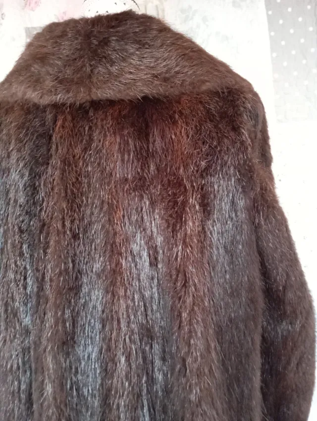 Abrigo vintage marrón