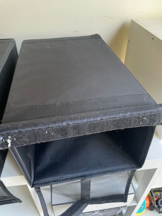 Caja organizadora de tela para zapatos