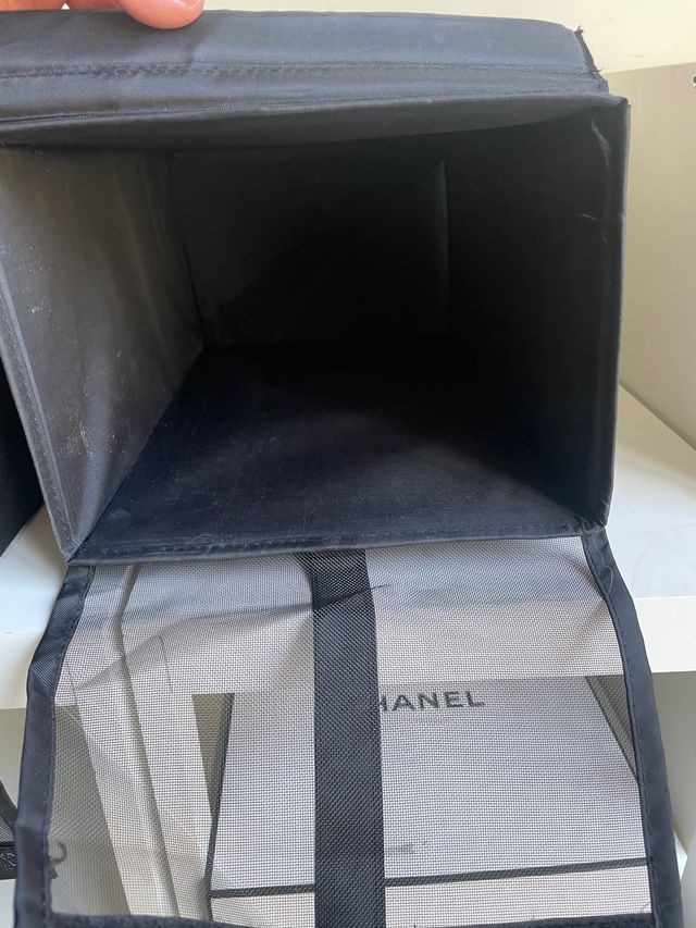 Caja organizadora de tela para zapatos