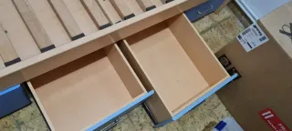 Cama individual 90cm con cajones