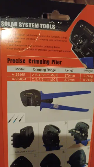 Herramienta crimpar MC4 Solar Fotovoltaica Gaestop