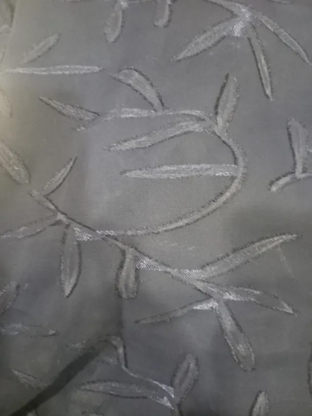 Estola bordada azul oscuro