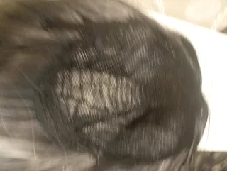 ❣️Peluca Bob Negra con Mechas Blancas,a estrenar.