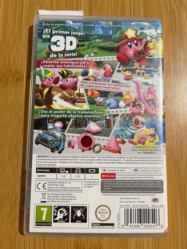 Kirby y la Tierra Olvidada Nintendo Switch