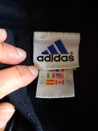 Forro polar vintage Adidas cremallera