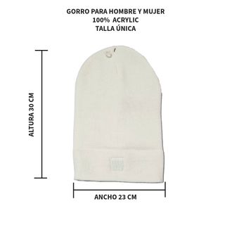 Pack 3 Gorros Invierno Punto Unisex