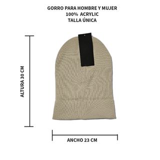 Pack 3 Gorros Invierno Punto Unisex