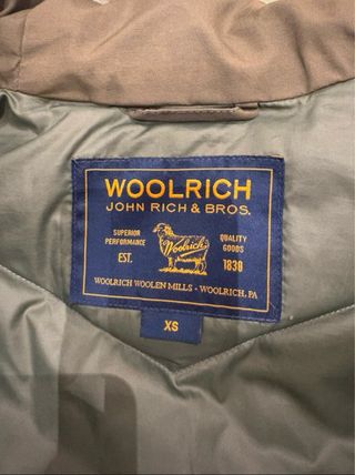 Parka Arctic Woolrich Verde Talla M