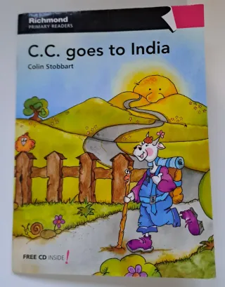 Libro inglés "C.C. goes to India". Movers.
