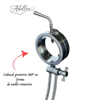 Soporte Jamonero Profesional Negro/Plata