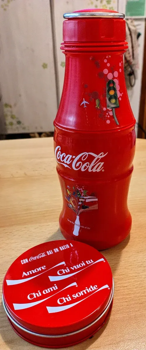 Set Coca-Cola Borraccia e sottobicchieri
