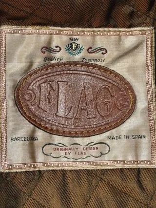 Chaqueta Piel Vintage Mujer Marrón