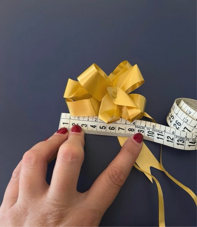 Pack lazos dorados y rojos