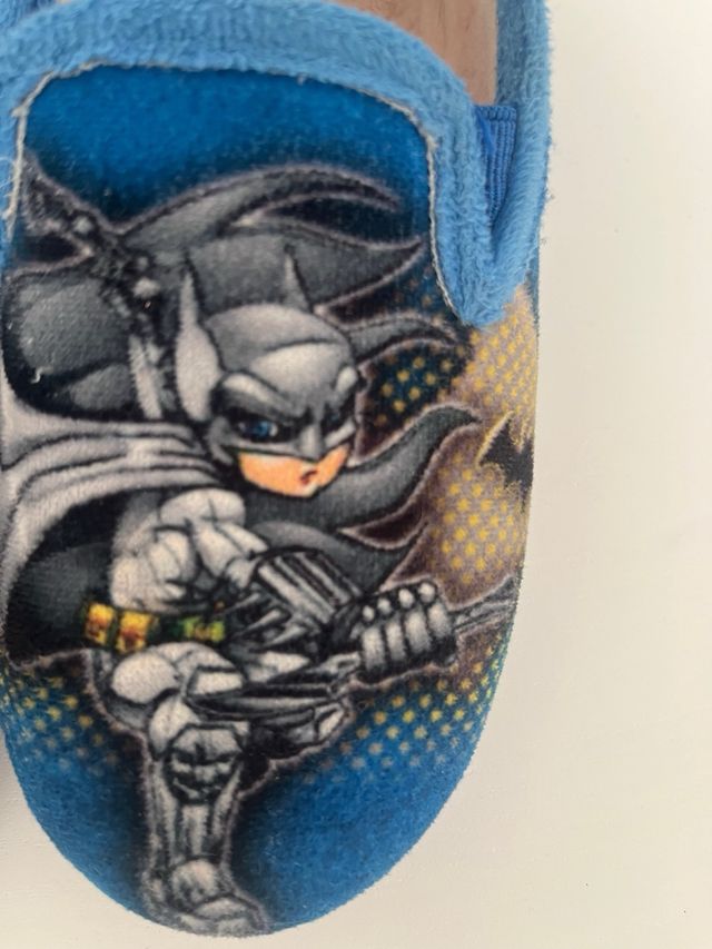 Pantuflas Batman niño