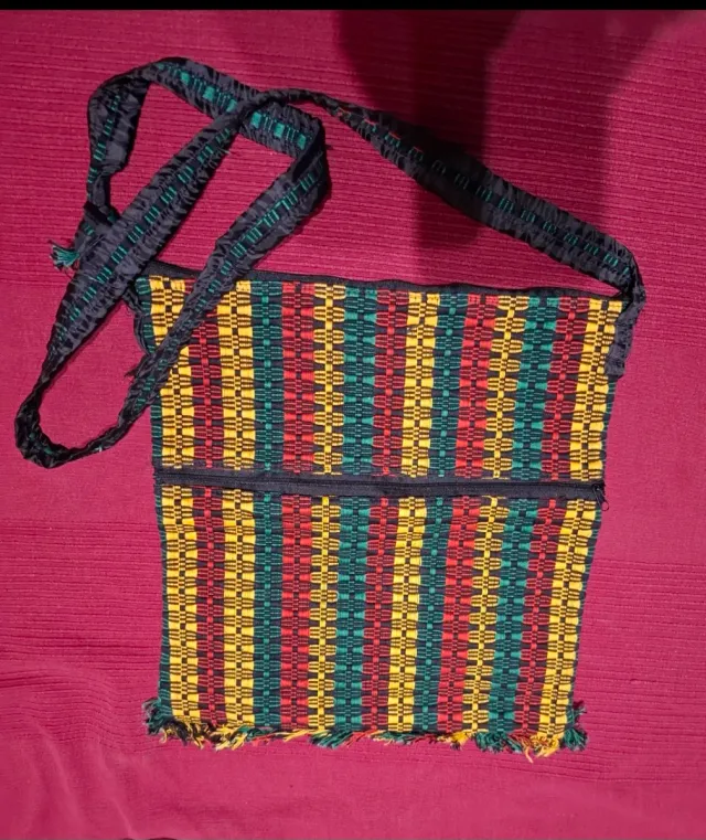 Bolso bandolera étnico multicolor