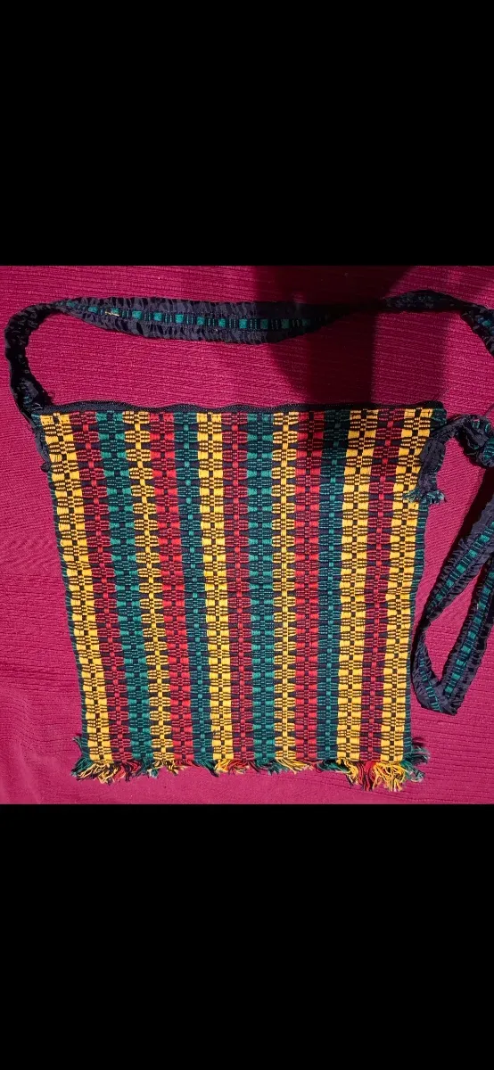 Bolso bandolera étnico multicolor